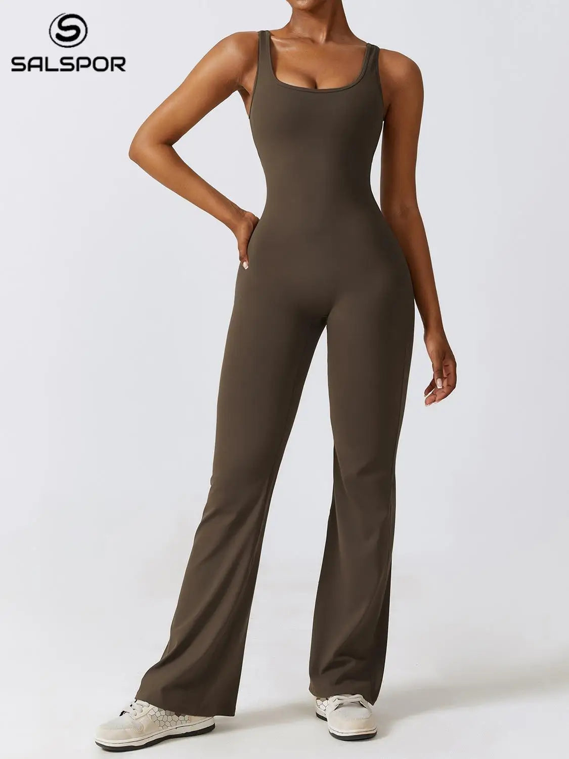 Sexy V High Waist Jumpsuit for Women