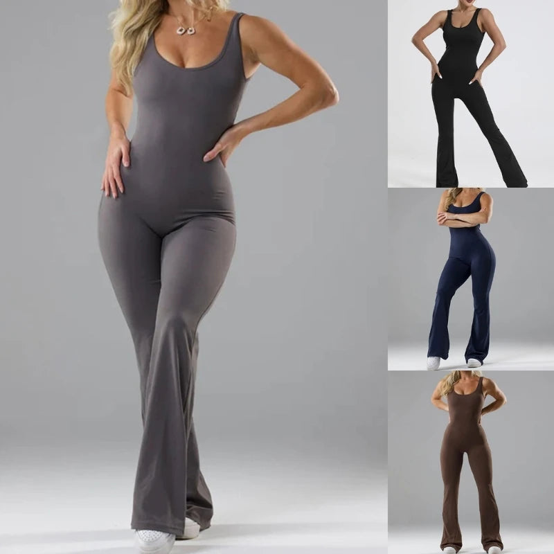 Sport Flared Jumpsuits for Women